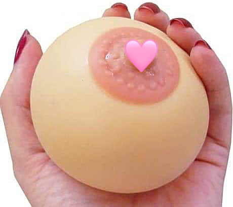 Stress Squeeze Ball, Boob Stress Ball, Boobie Stress Ball, Breast Stress Ball, Stress Boob Ball