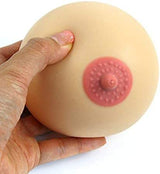 Breast Boob Stress Relief Ball Funny Stress Squeeze Ball Gag Toy for Boy Girl Best Friend Large