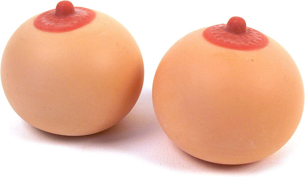 Boobs Stress Balls Set - Tempting tits for squeezing (2Pcs- 1 Set)