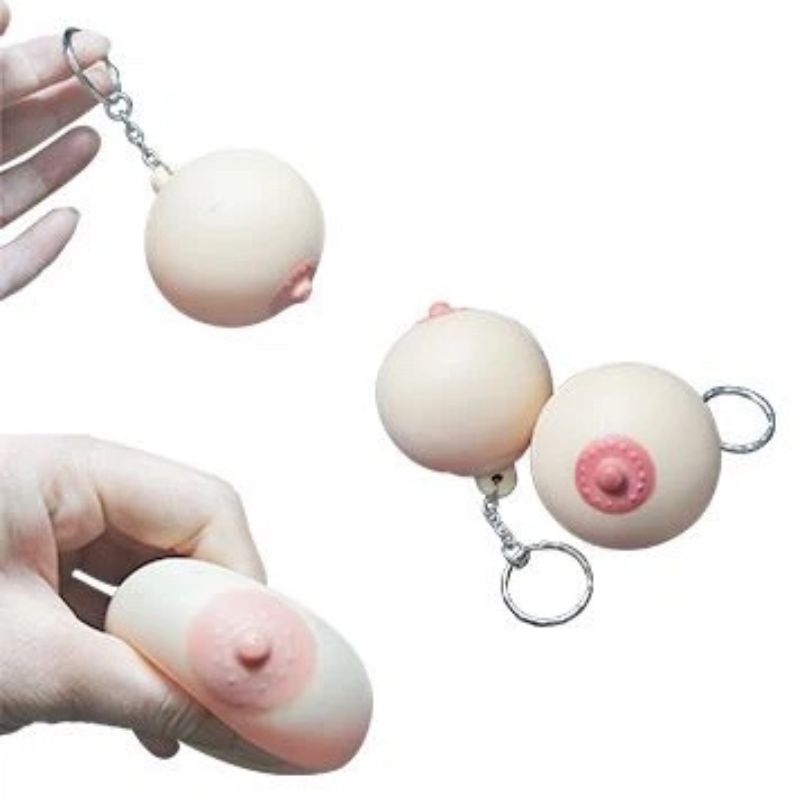 Cute Boob keychain/ keyring